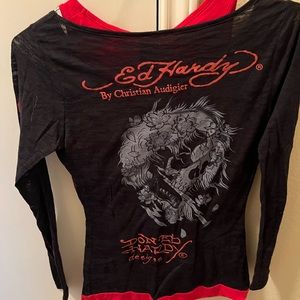 Vintage ed hardy top